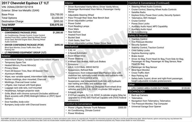 2017 Chevrolet Equinox LT
