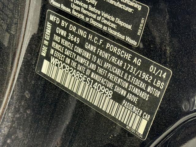 2014 Porsche Boxster S