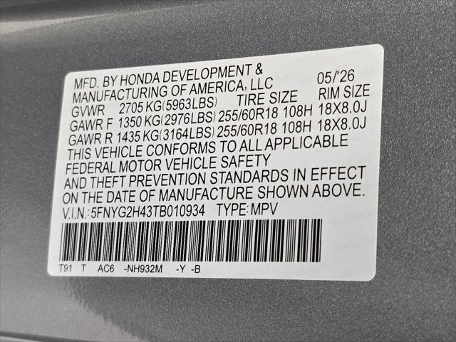 2026 Honda Pilot EX-L