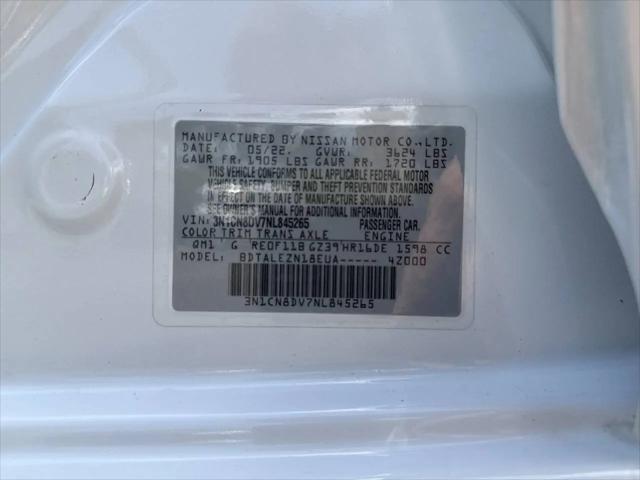 2022 Nissan Versa 1.6 S Xtronic CVT