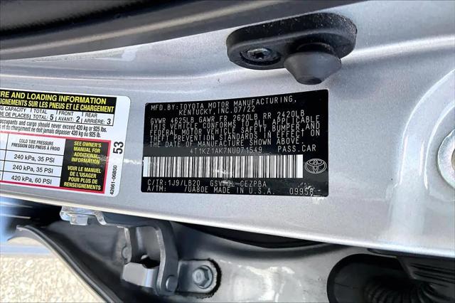 2022 Toyota Camry XSE V6