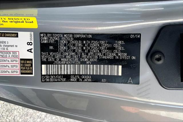 2014 Toyota FJ Cruiser Base