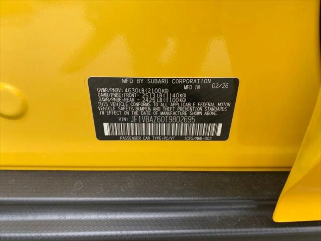 2026 Subaru WRX Series.Yellow