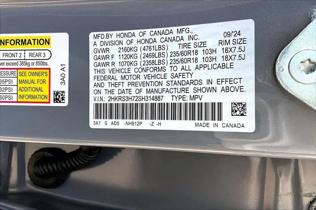 2025 Honda CR-V EX-L 2WD
