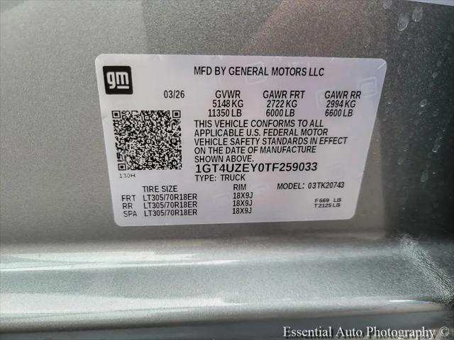 2026 GMC Sierra 2500HD Crew Cab, Standard Bed, AT4X, 4WD