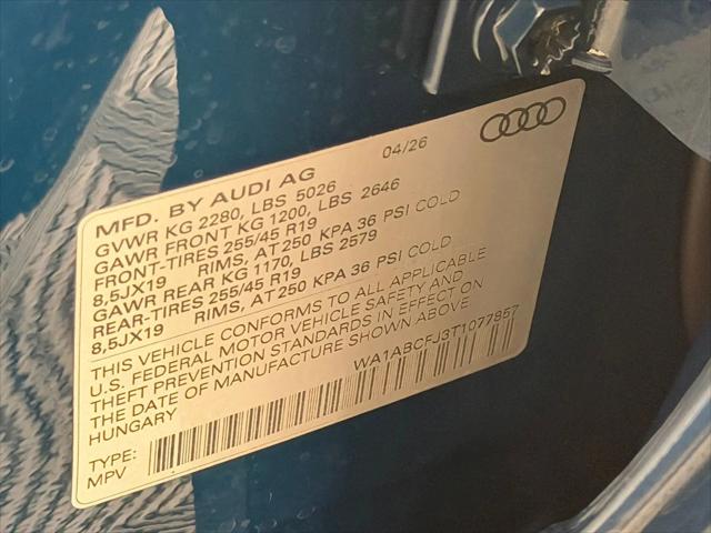 2026 Audi Q3 TFSI quattro S tronic