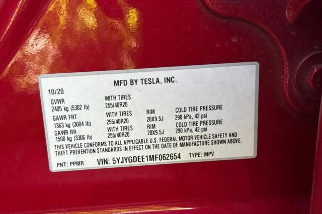 2021 Tesla Model Y Long Range Dual Motor All-Wheel Drive