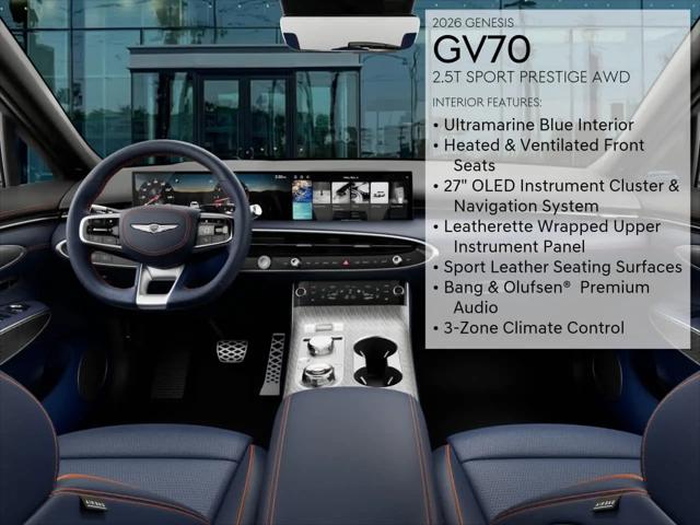 2026 Genesis GV70 2.5T Sport Prestige