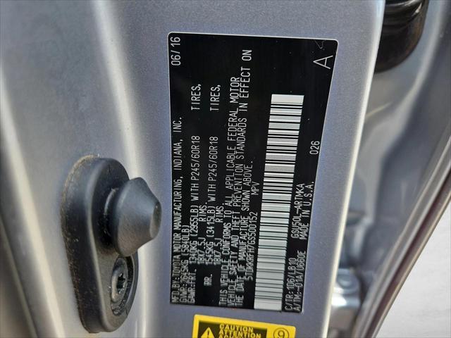 2016 Toyota Highlander XLE V6