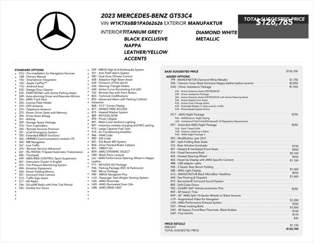 2023 Mercedes-Benz AMG GT 53 AMG GT 53