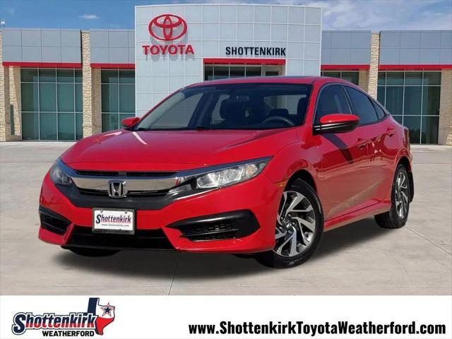 2018 Honda Civic EX for sale in Weatherford, TX