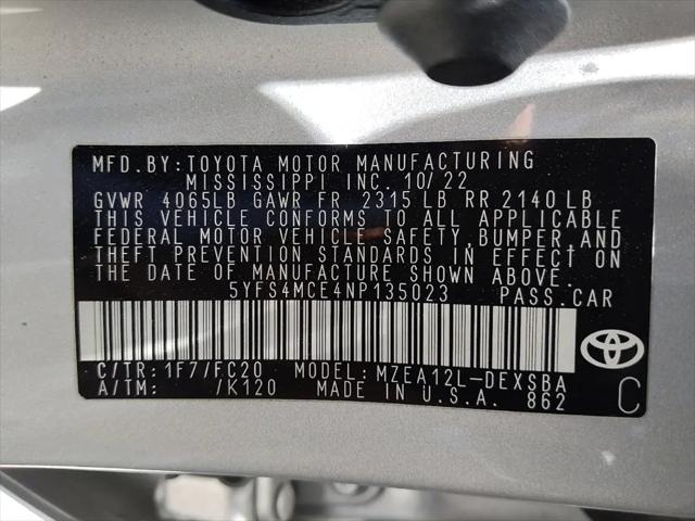 2022 Toyota Corolla SE