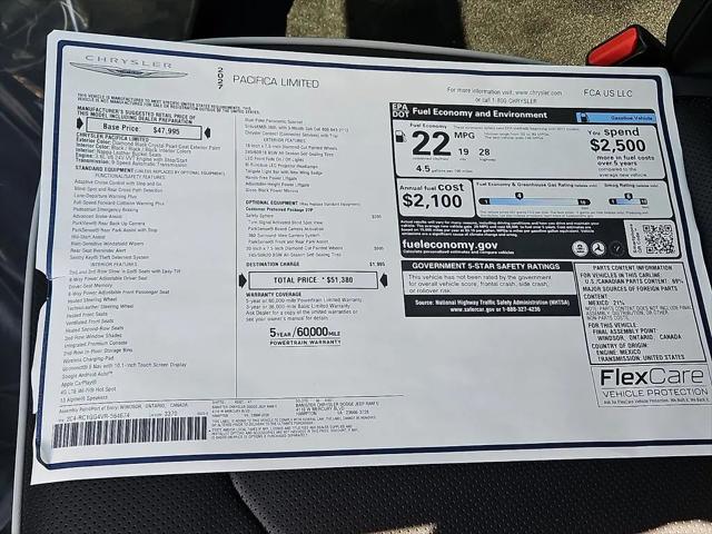 2027 Chrysler Pacifica Limited