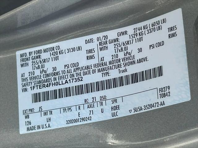2020 Ford Ranger XL
