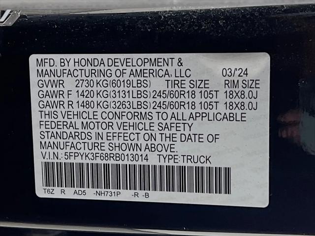 2024 Honda Ridgeline TrailSport