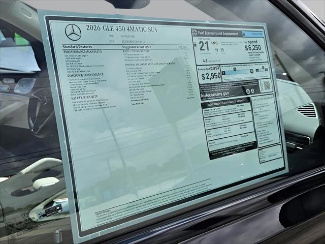 2026 Mercedes-Benz GLE GLE 450 4MATIC