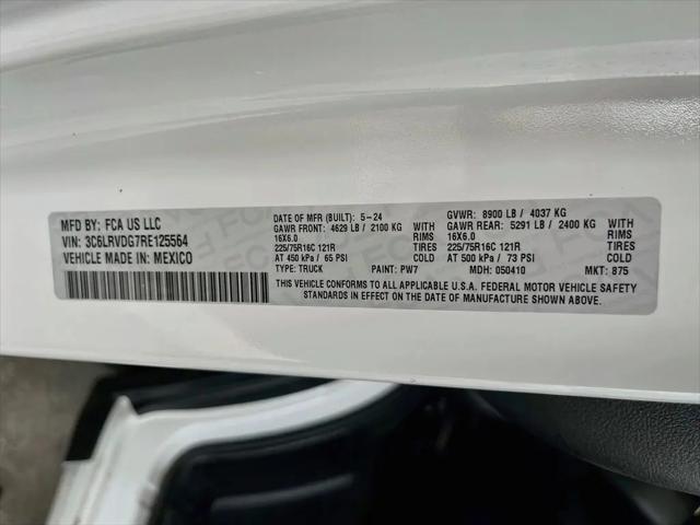 2024 Ram ProMaster 2500 Cargo Van SLT High Roof 159" WB