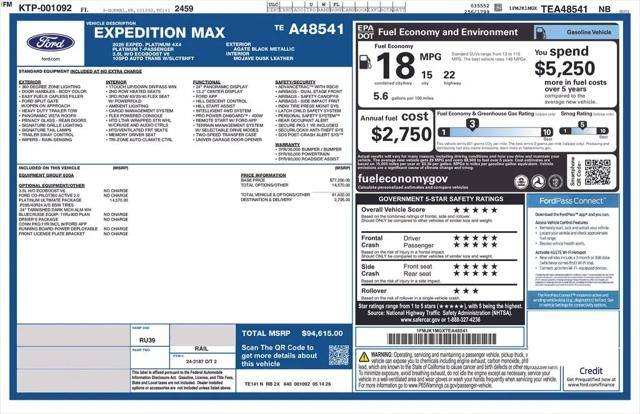 2026 Ford Expedition Max Platinum MAX