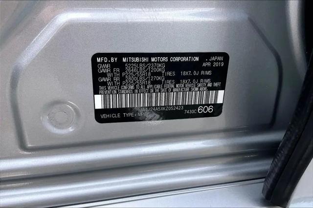 2019 Mitsubishi Outlander PHEV SEL