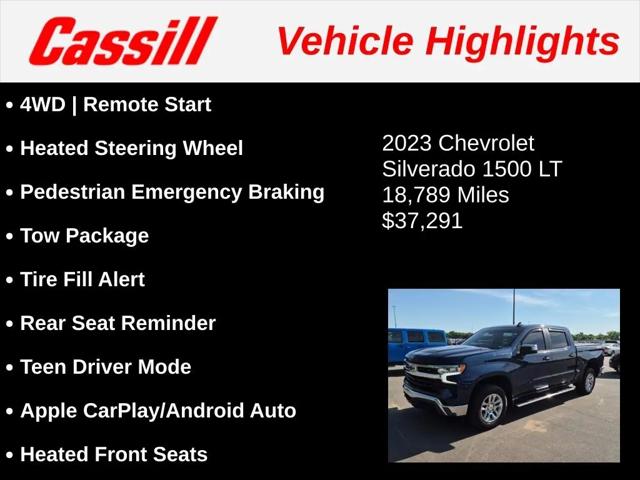 2023 Chevrolet Silverado 1500 4WD Crew Cab Short Bed LT with 2FL