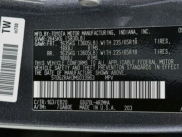 2021 Toyota Highlander XLE
