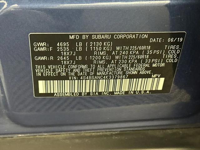 2019 Subaru Outback 2.5i Limited