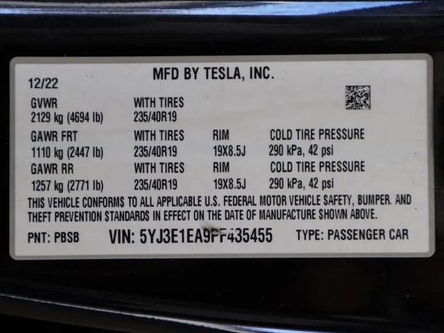 2023 Tesla Model 3 Rear-Wheel Drive