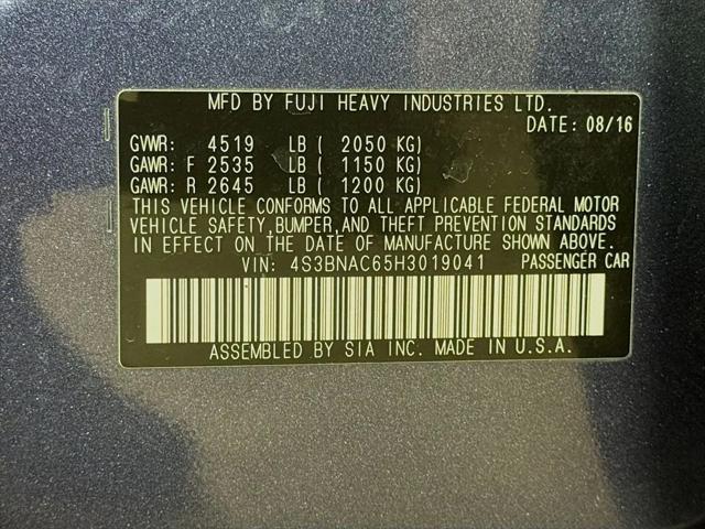 2017 Subaru Legacy 2.5i Premium