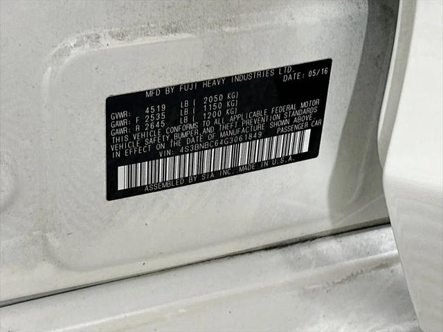2016 Subaru Legacy 2.5i Premium