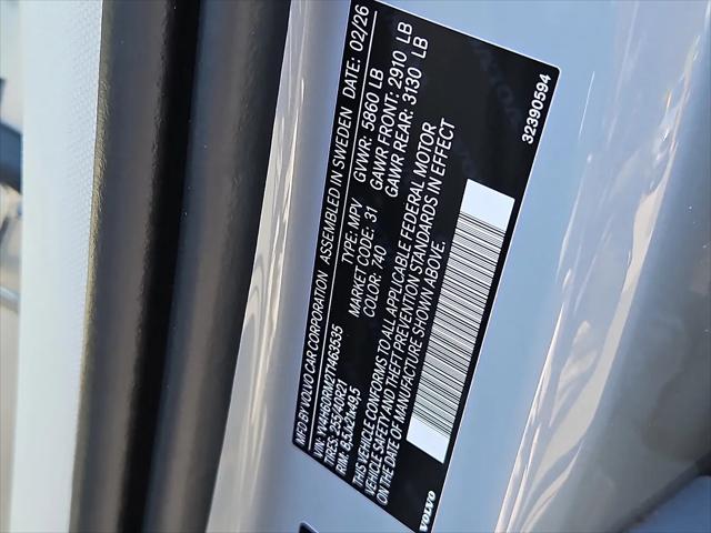 2026 Volvo XC60 Plug-In Hybrid Ultra, T8 AWD Electric/Gasoline, Dark