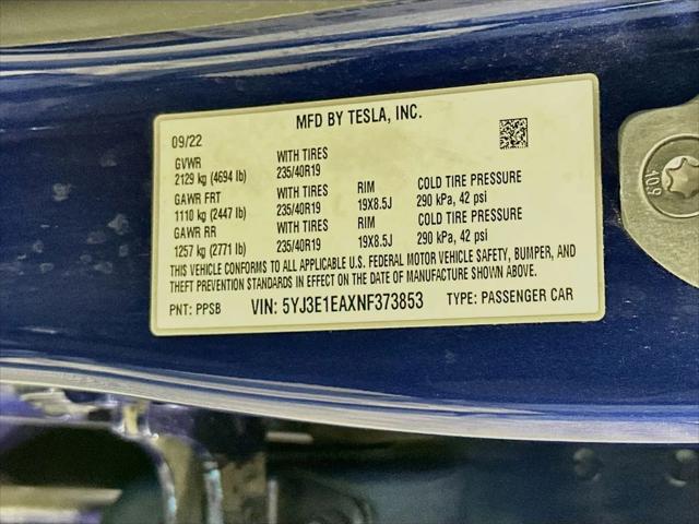 2022 Tesla Model 3 Rear-Wheel Drive