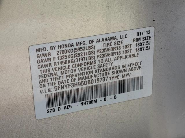 2013 Honda Pilot Touring