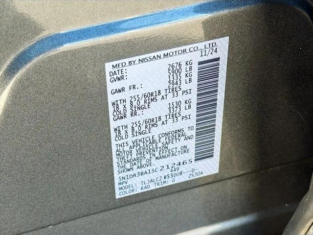 2025 Nissan Pathfinder SV FWD