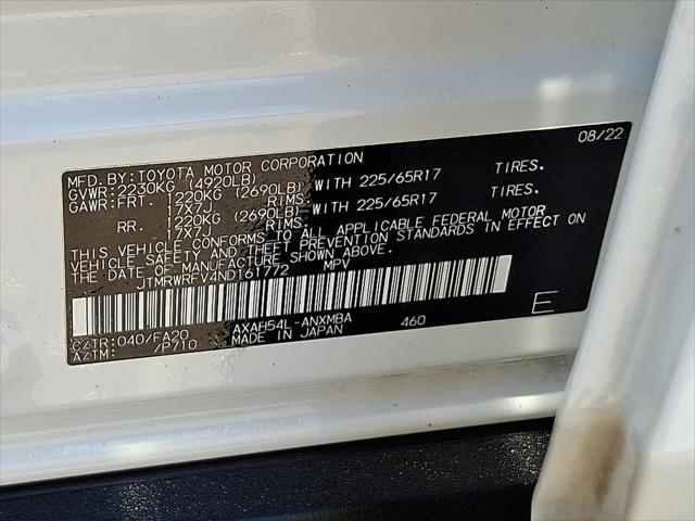 2022 Toyota RAV4 Hybrid XLE