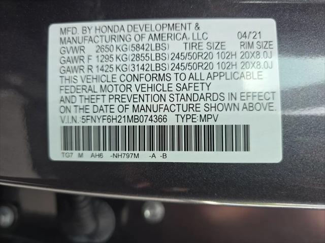 2021 Honda Pilot AWD Special Edition