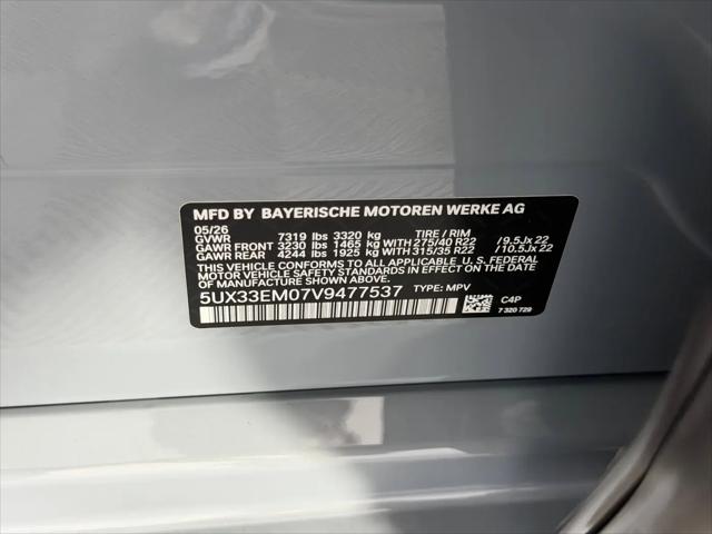 2027 BMW X7 M60i