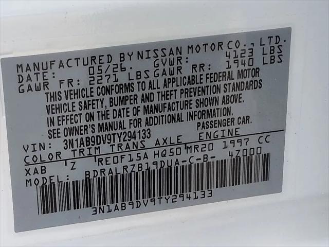 2026 Nissan Sentra SR