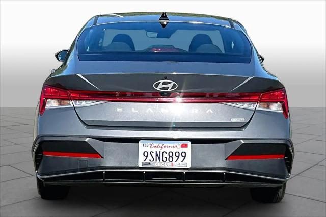 2025 Hyundai Elantra Hybrid Blue