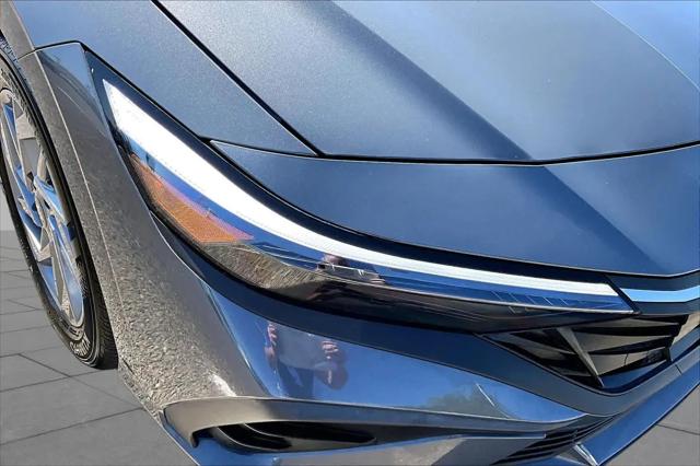 2025 Hyundai Elantra Hybrid Blue