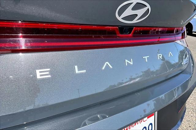 2025 Hyundai Elantra Hybrid Blue