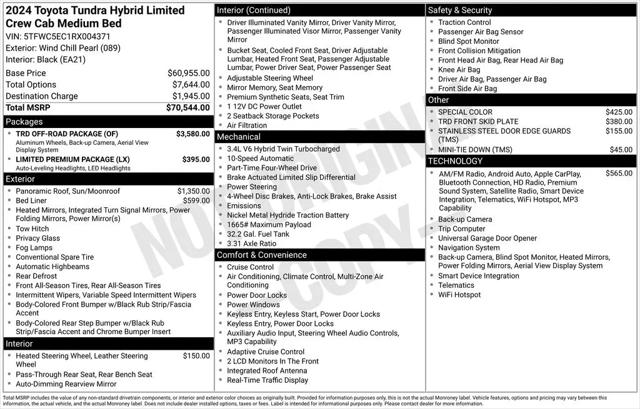 2024 Toyota Tundra Limited 4WD