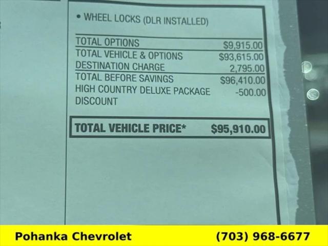2026 Chevrolet Tahoe 4WD High Country