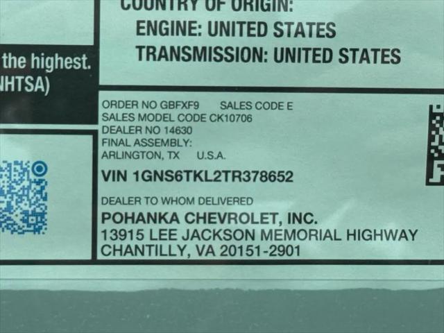 2026 Chevrolet Tahoe 4WD High Country