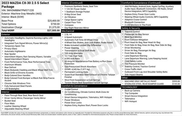2023 Mazda CX-30 2.5 S Select