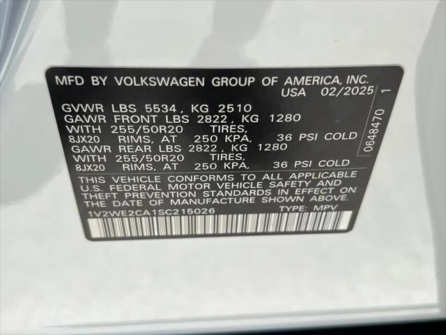 2025 Volkswagen Atlas Cross Sport 2.0T SE w/Technology