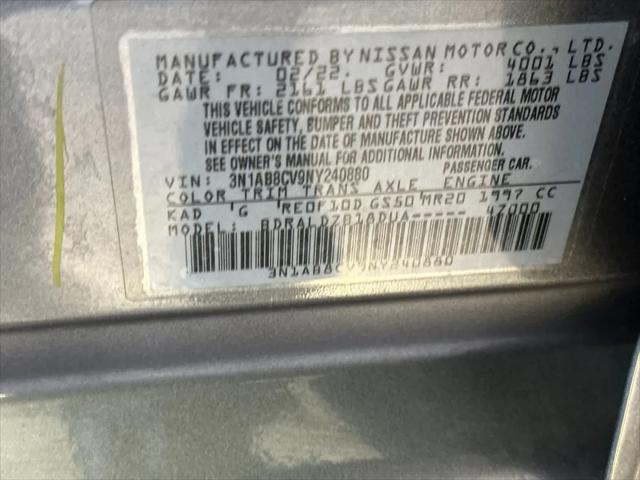 2022 Nissan Sentra SV Xtronic CVT