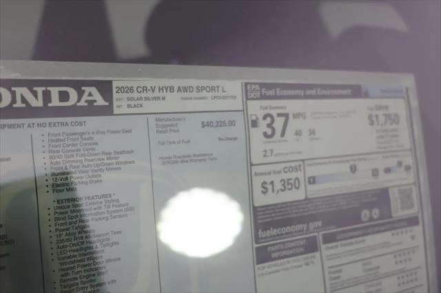 2026 Honda CR-V Hybrid AWD Sport-L
