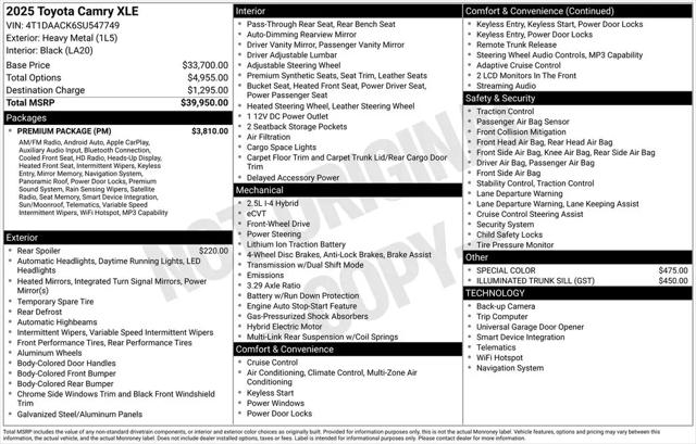 2025 Toyota Camry XLE for sale in McKinney, TX
