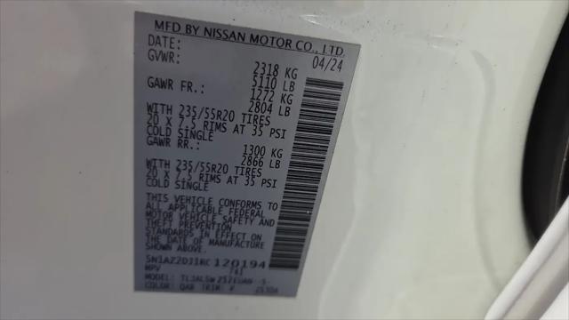 2024 Nissan Murano Platinum FWD