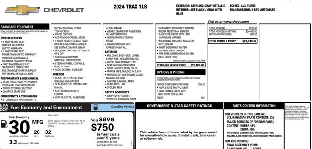 2024 Chevrolet Trax FWD SP